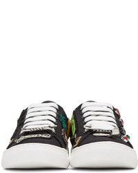Marc Jacobs Black Embroidered Empire Sneakers