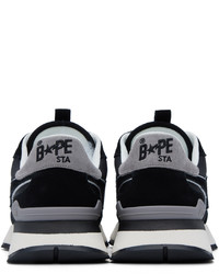 BAPE Black Gray Road Sta Express Sneakers