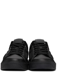 Balmain Black Rib B Court Sneakers