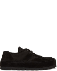Ann Demeulemeester Black Thick Sole Sneakers