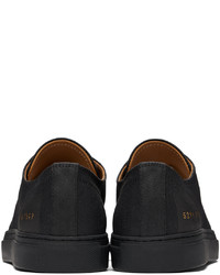 Common Projects Black Tournat Low Sneakers