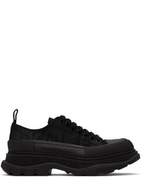 Alexander McQueen Black Tread Slick Low Sneakers