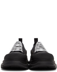 Alexander McQueen Black Tread Slick Sneakers