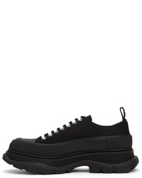 Alexander McQueen Black Tread Slick Sneakers