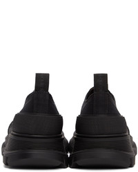 Alexander McQueen Black Tread Slick Sneakers