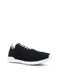 Kiton Canvas Lace Up Sneakers