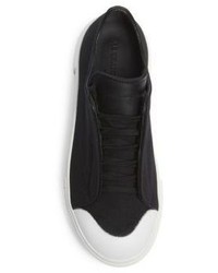 Alexander McQueen Canvas Leather Low Top Sneakers