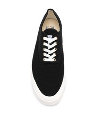 MAISON KITSUNÉ Canvas Low Top Trainers