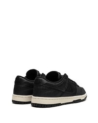 Nike Dunk Low Retro Prm Black Canvas Sneakers