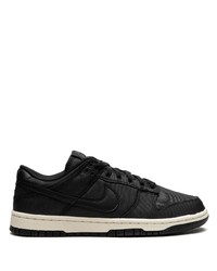 Nike Dunk Low Retro Prm Black Canvas Sneakers