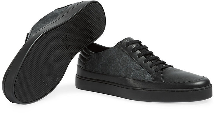 Gucci Gg Supreme Low Top Sneaker, $550 | farfetch.com | Lookastic