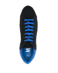 Moschino Logo Embossed Low Top Sneakers
