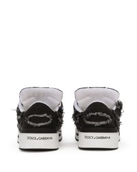 Dolce & Gabbana New Roma Fray Trim Sneakers