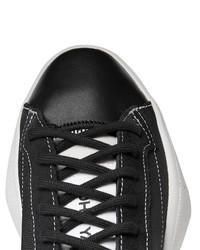 Y-3 Tangutsu Canvas Suede And Leather Sneakers