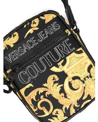 VERSACE JEANS COUTURE Baroque Print Zipped Messenger Bag