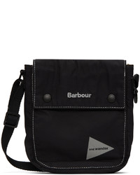 Barbour Black And Wander Edition Messenger Bag