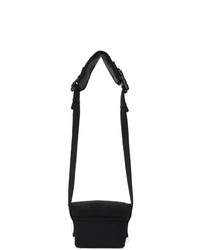 Acne Studios Black Canvas Mini Messenger Bag