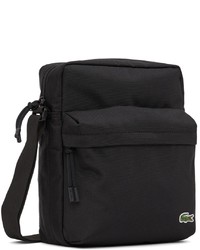 Lacoste Black Canvas Neocroc Messenger Bag