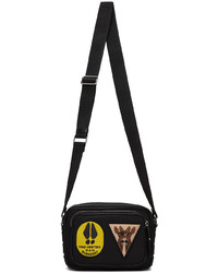 Burberry Black Canvas Scout Messenger Bag
