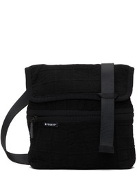 Byborre Black Knit Messenger Bag