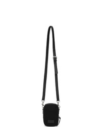 Versace Black Mini Zip Pouch