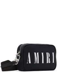 Amiri Black Nylon Camera Messenger Bag