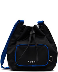 Ader Error Black Nylon Messenger Bag