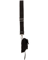 Versace Black Nylon Small La Medusa Messenger Bag