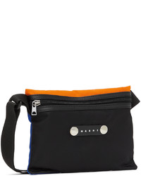 Marni Black Orange Hackney Messenger Bag