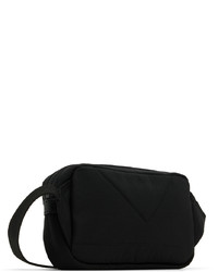 Kenzo Black Paris Crest Messenger Bag