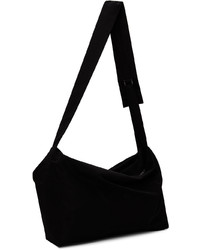 Yohji Yamamoto Black Puff Messenger Bag