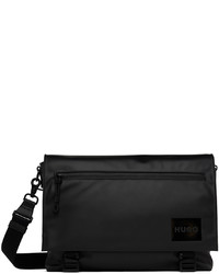 Hugo Black Quantum Messenger Bag