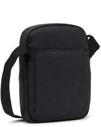 Lacoste Black Small Canvas Lcst Messenger Bag