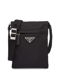 Prada Black Technical Fabric Shoulder Bag