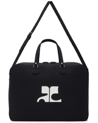Courrèges Black Weekender Messenger Bag