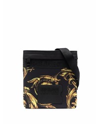 VERSACE JEANS COUTURE Embossed Logo Messenger Bag