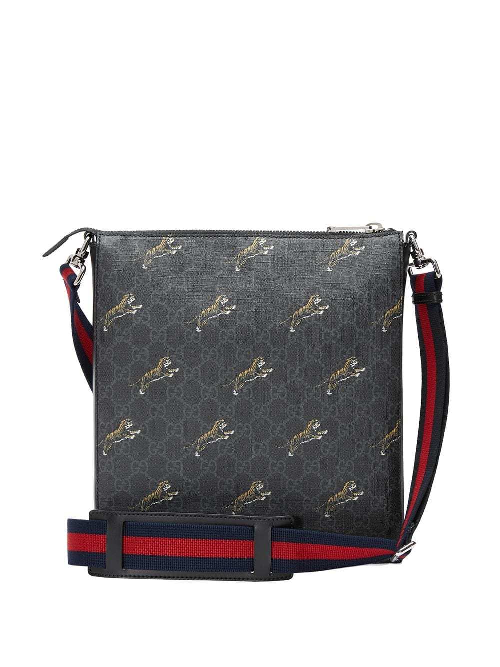 Gucci Gg Supreme Messenger With Tigers, $1,050 | farfetch.com Lookastic