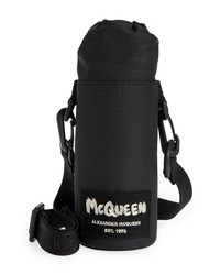 Alexander McQueen Graffiti Logo Water Bottle Crossbody Bag In Blackblackoff W At Nordstrom
