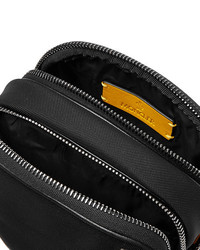 Moncler Leather Trimmed Drill Messenger Bag