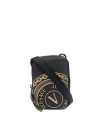 VERSACE JEANS COUTURE Logo Embossed Messenger Bag