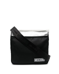 Moschino Logo Patch Messenger Bag