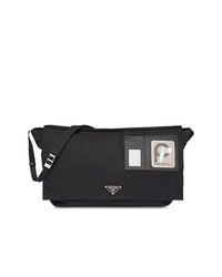 Prada Logo Patch Shoulder Bag