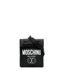 Moschino Logo Print Crossbody Pouch Bag