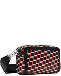 Pierre Hardy Red Cube Box Messenger Bag