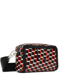 Pierre Hardy Red Cube Box Messenger Bag