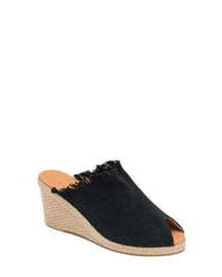 Andre Assous Popy Frayed Wedge Mule