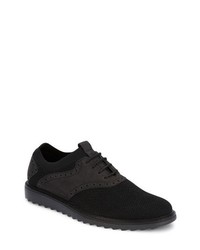 Black Canvas Oxford Shoes