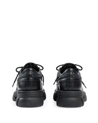 Gucci Gg Quilted Lace Up Derby Shoes