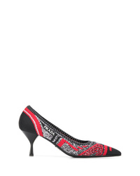Prada Knit Style Pointed Pumps