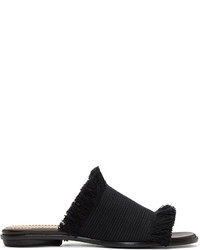 Proenza Schouler Black Canvas Sandals